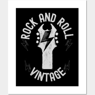 Vintage Rock and Roll Guitar Posters and Art